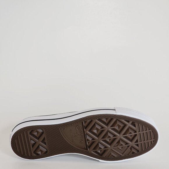 Converse CTAS Lift Ox Egret/White/Black Canvas Platform Sneakers A09992C NWT - Picture 4 of 6